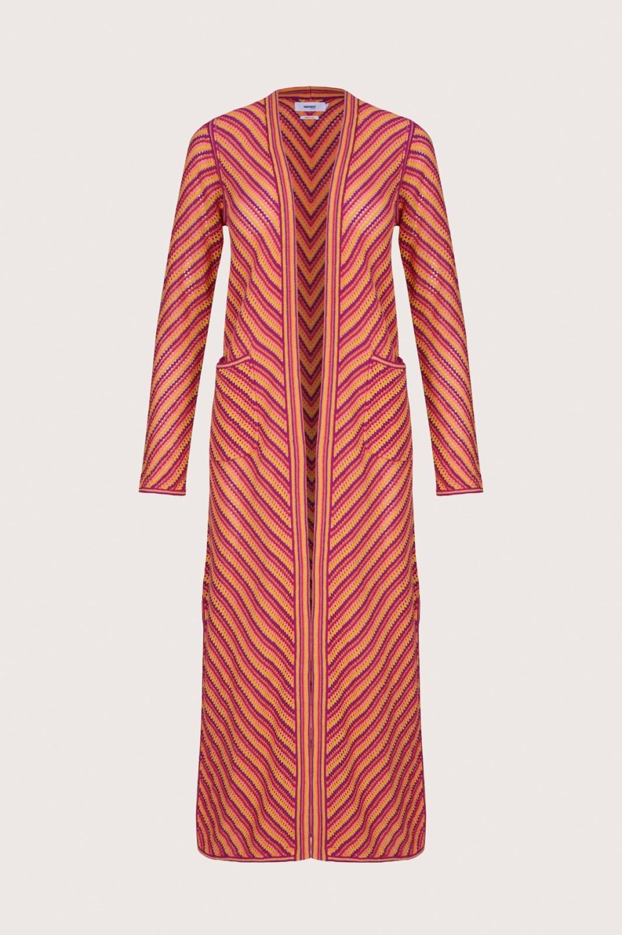 New Not Shy Parina Cardigan Sunset Stripe